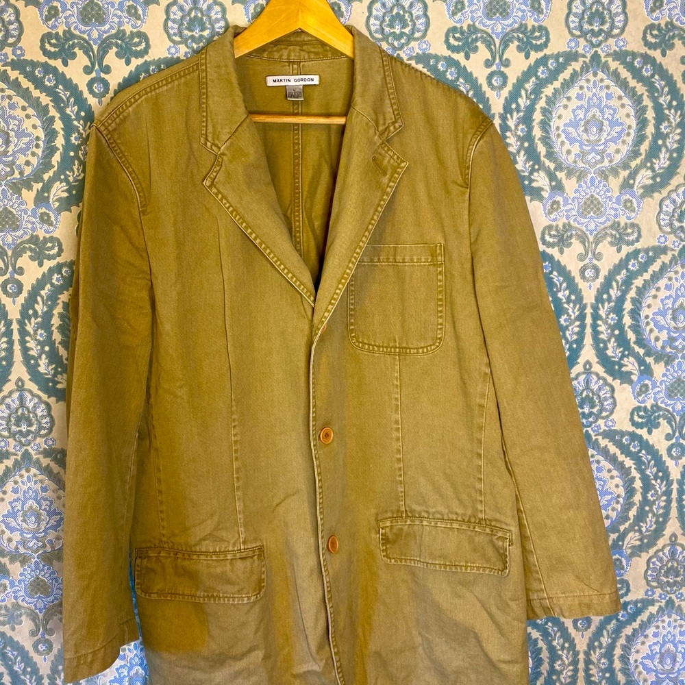 Martin Gordon Men’s Casual Cotton Blazer
